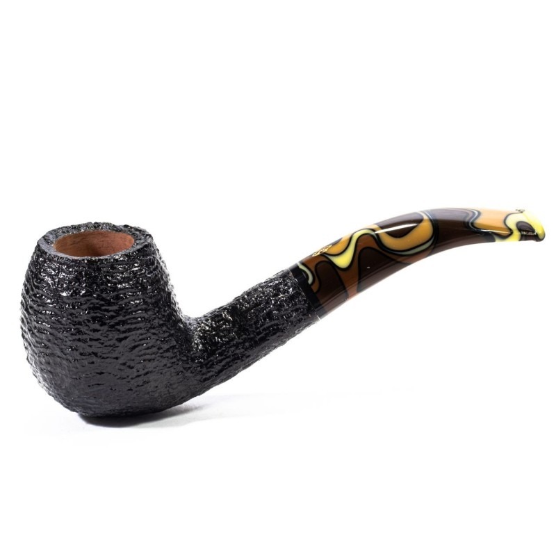 Pipa Savinelli Paloma Rusticata - Bent Billiard